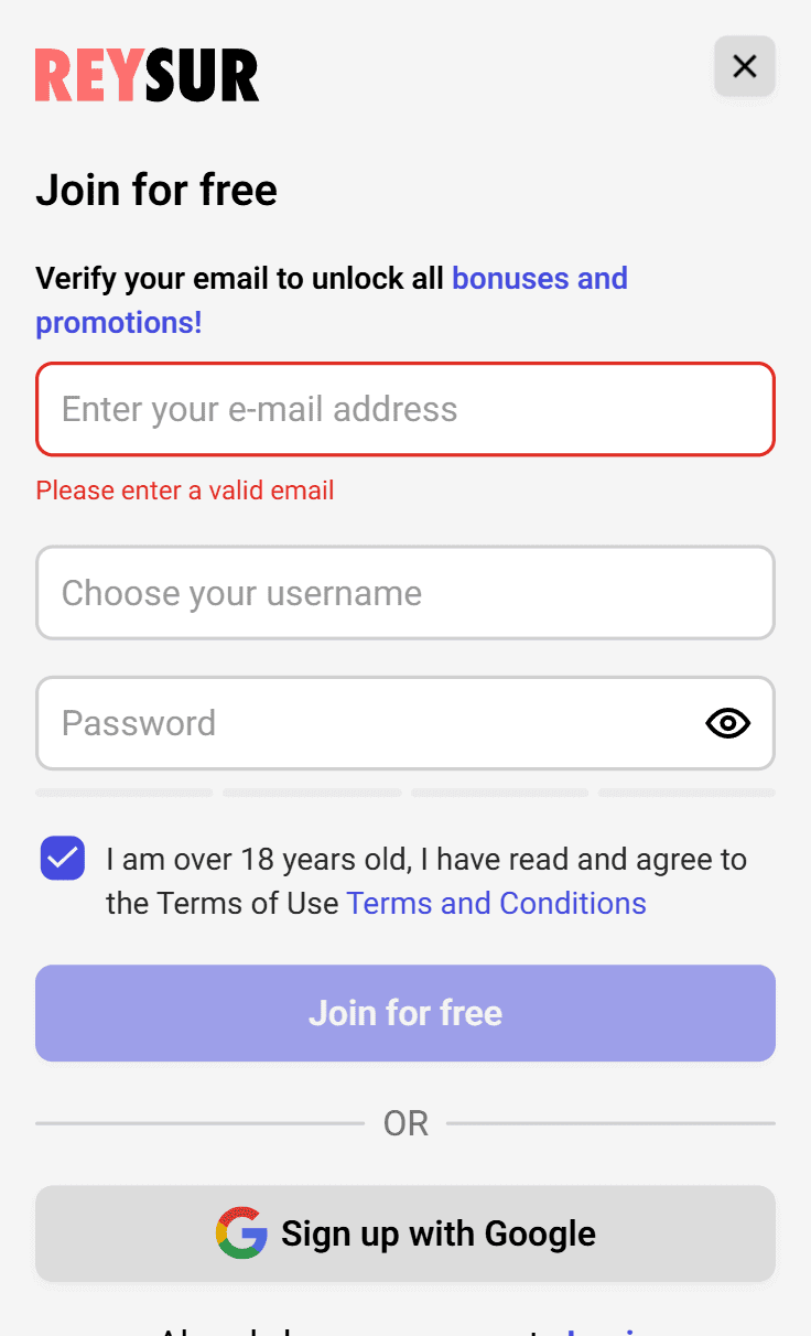 reysur_casino_reg_screen Reysur Casino Reg Screen
