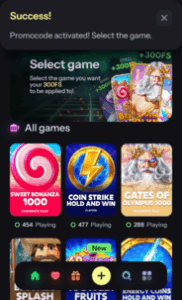 sunnybet casino screenshot 2