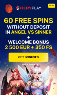 FieryPlay Casino landing screen