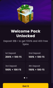 iWild Casino WB Screen