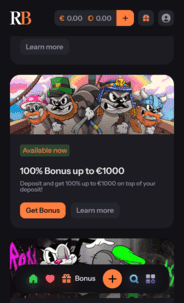 RichBet Casino WB Screen