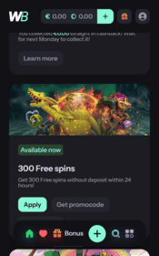 wavebet casino screenshot 2