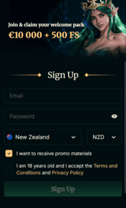 Fair Crown Casino Registration screenshot