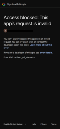 Osombet Casino Error Screen