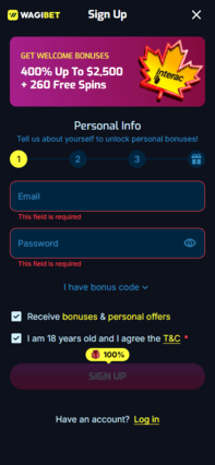 wagibet_casino_registration