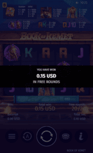 ZunaBet Casino Win Screen