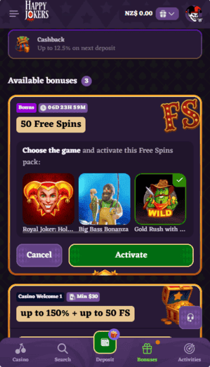 Happyjokers_casino_activate_freespins
