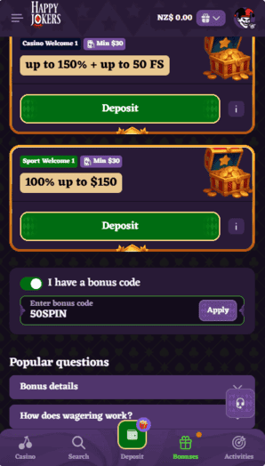 Happyjokers Casino: 50 Free Spins No Deposit Bonus