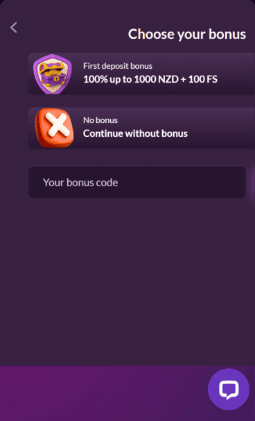 Slotrave Casino welcome bonus screenshot