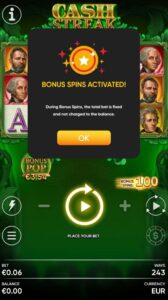CatWin Casino Free Spins