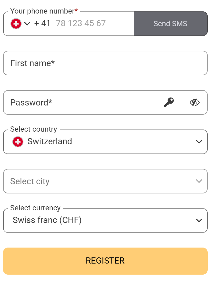 CatWin Casino Fill Information