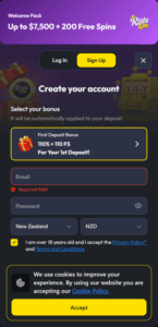 Reelson Casino Registration