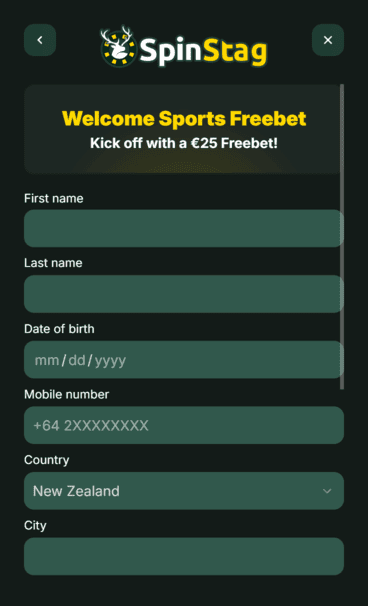 SpinStag Casino profile screenshot