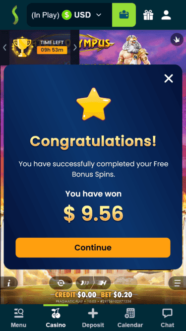 Stake Mania Casino Fill Winnings