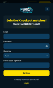 Turbosven Casino Registration