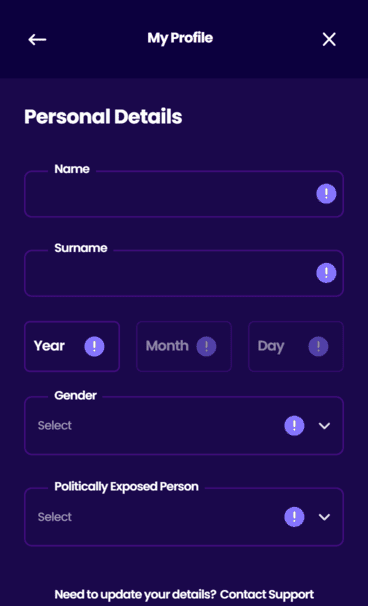 Wazbee Casino profile screenshot