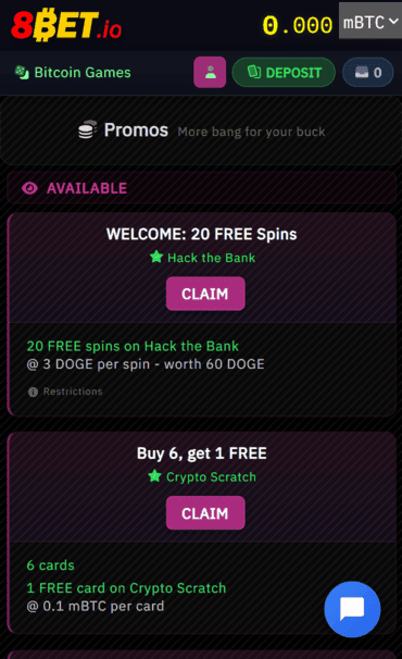 8Bet Casino ndb screenshot