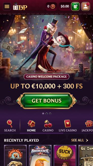 DicePalace Casino Bonus Banner