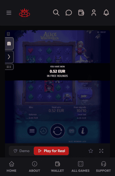 KnuckleKings Casino win Screenshot