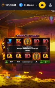 pandibet casino fs screenshot
