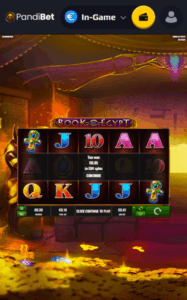 pandibet casino win screenshot