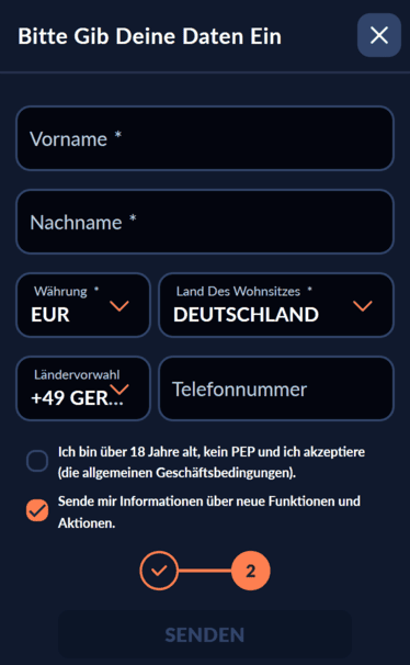 Bison Casino profile screenshot