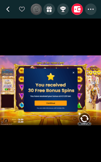 gluckbet casino 30fs screenshot