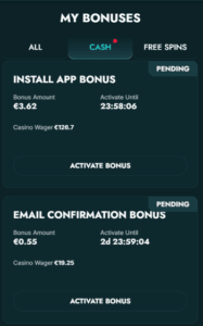 gluckbet casino win screenshot