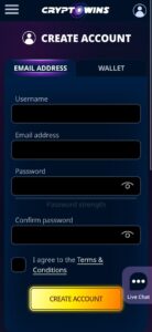 Slotwin Casino Registration